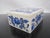 White Taj Mahal White Marble Lapis Lazuli Flower Inlaid Jewelry Trinket Box With Lid For Sale - Image 8 of 12