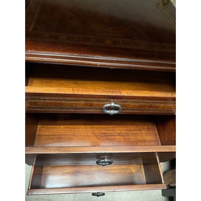 Wood Theodore Alexander Brooksby Nightstand For Sale - Image 7 of 9