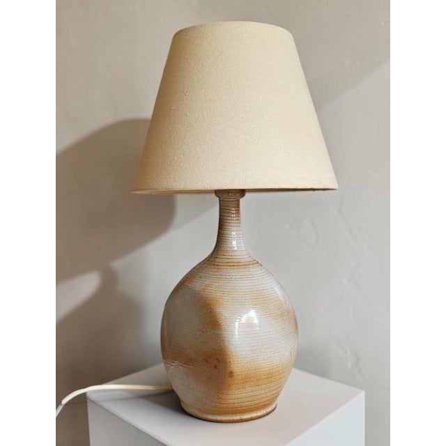 Vintage Sandstone Table Lamp, 1960 For Sale - Image 11 of 11