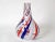 Marked Italian Blown Murano Decorative Vase Swirls of Red, White & Blue Color For Sale - Image 12 of 13