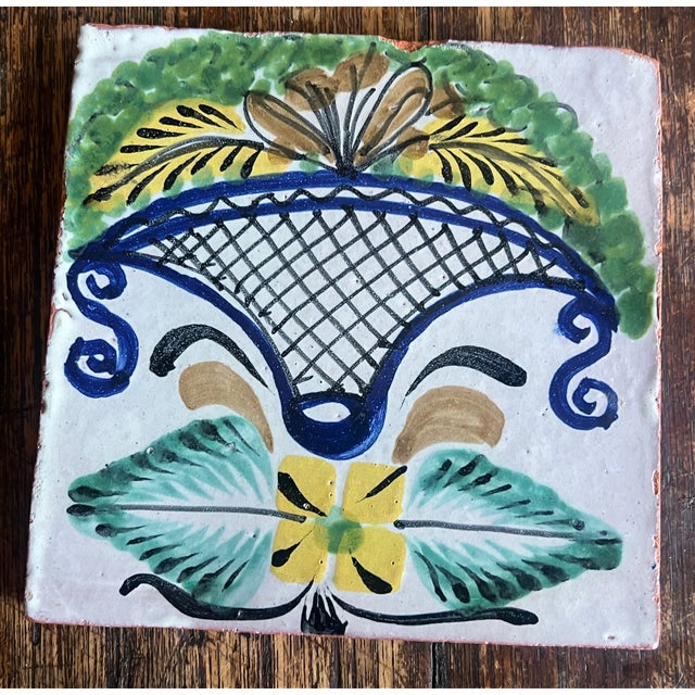 Vintage Gorky Gonzalez Mexican Tile- Set of 6 For Sale - Image 4 of 10