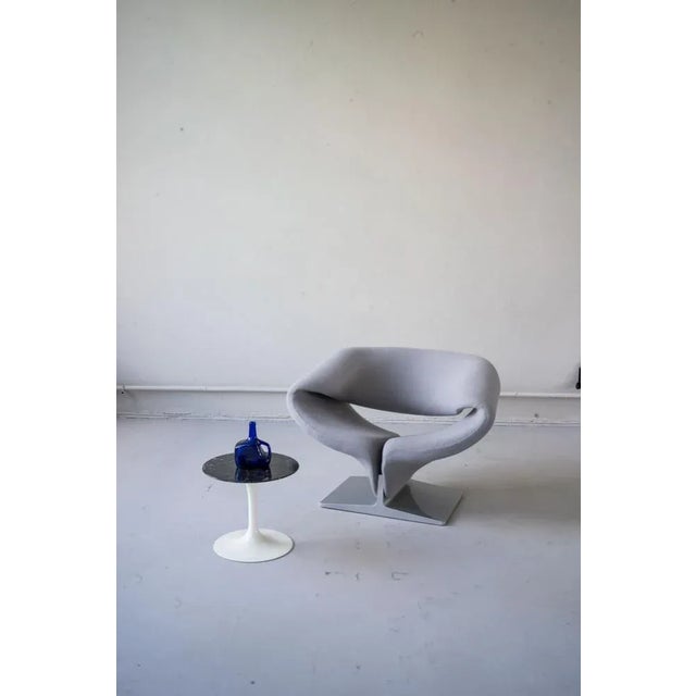 Grey Ribbon Armchair by Pierre Paulin for Artifort, 1966, in Restored conditions. Designed 1960 to 1969