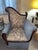 Amazing, totally unique chairs by famed and mysterious designer James Mont circa 1940. These rare art deco pieces were...