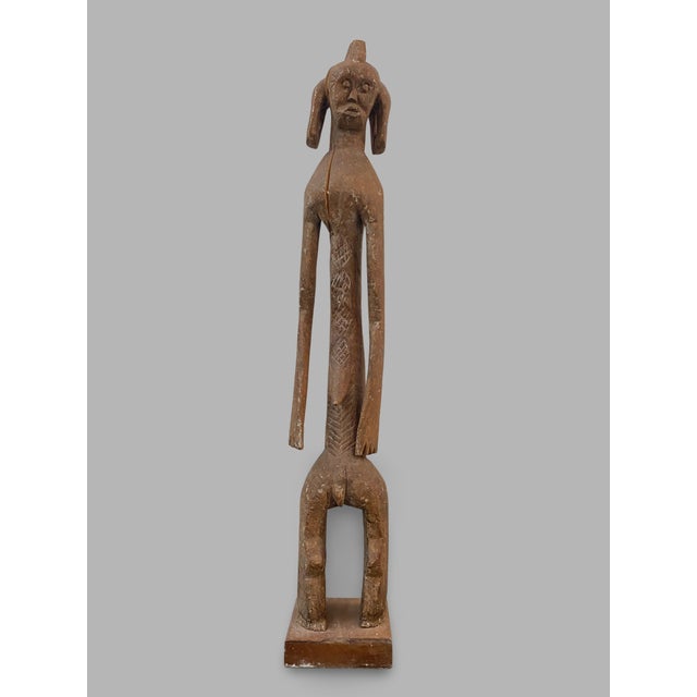 Tan Nigerian Artist, Mumuye Sculpture, 1950s, Wood For Sale - Image 8 of 8