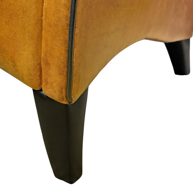 Set of Eight Leather Dining Chairs by Bart Van Bekhoven For Sale - Image 11 of 11