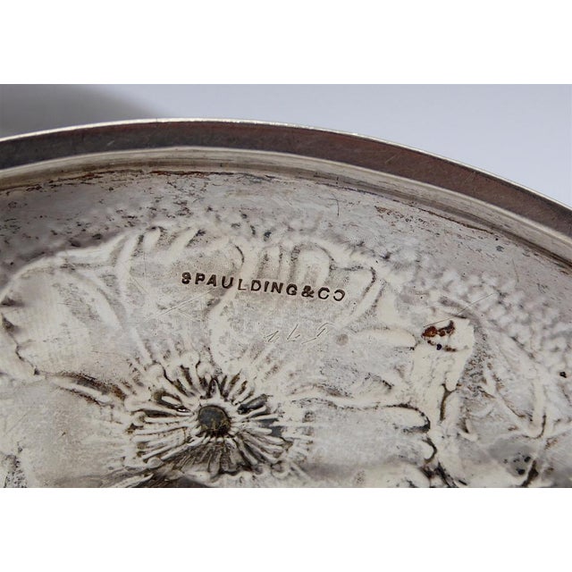 Sterling Silver Coffee or Tea Service from Spaulding & Co., 1890s, Set of 4 For Sale - Image 12 of 13