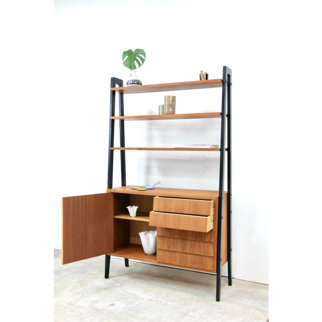Ikea Freestanding 1-Bay Wall Unit in Teak by Gillis Lundgren for Ikea, 1960s, Set of 6 For Sale - Image 4 of 7