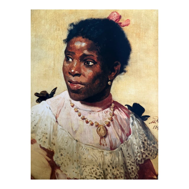 Mademoiselle S Nabou Adolphe Yvon Canvas Print For Sale