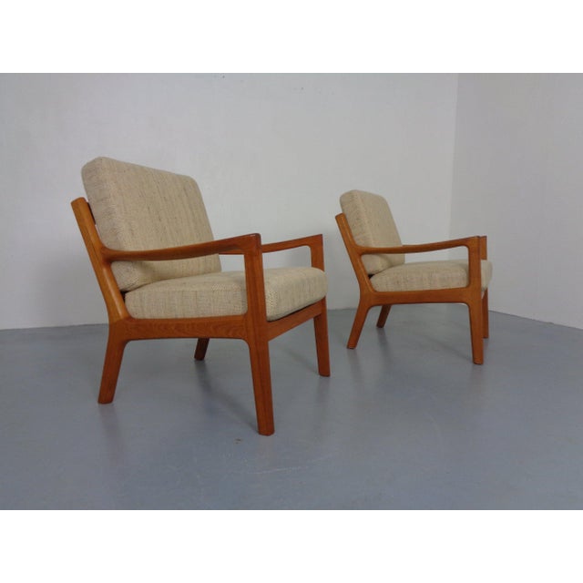 1960s Teak Senator Lounge Chair by Ole Wanscher for Poul Jeppesen, Denmark, 1960s For Sale - Image 5 of 15
