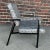 Mid 20th Century Faux Snake Skin and Metal Armchair by All-Steel Reupholstered Restored For Sale - Image 5 of 13