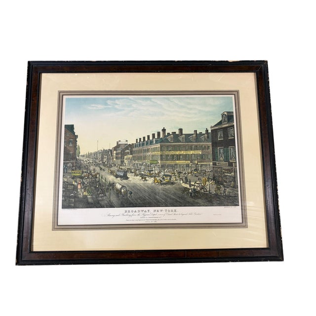 Broadway, New-York. Shewing Each Building from the Hygeian Depot Corner of Canal Street to beyond Niblo's Garden . This...