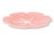 Pair of Portuguese Bordallo Pinheiro cabbage ware plates in an unusual and discontinued pink glaze. Molded in the iconic...