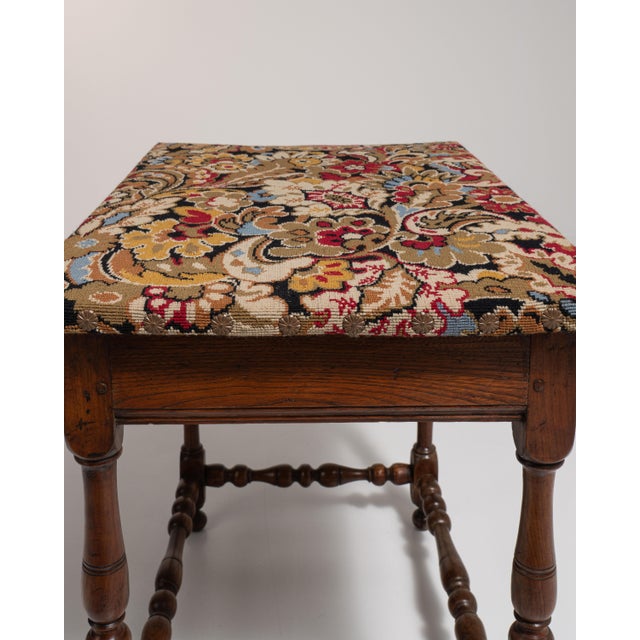 19th Century France Renaissance Brown Wood Side Table For Sale - Image 15 of 15