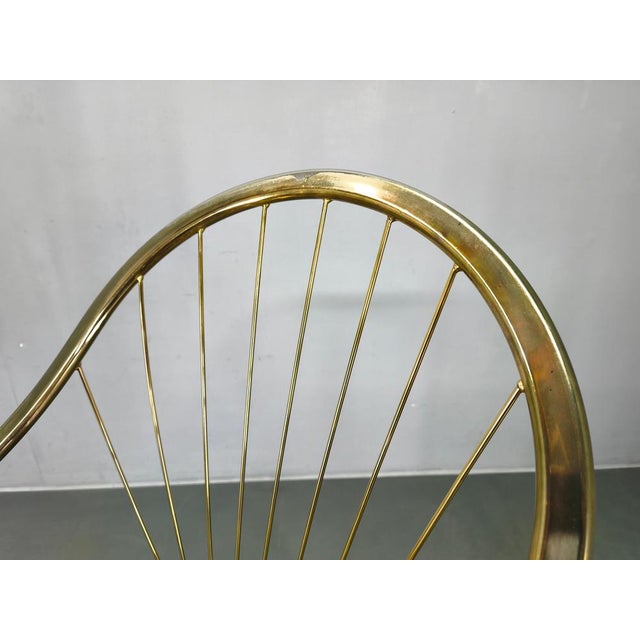 Brass Dining Chairs by Gastone Rinaldi for Rima, Italy, 1970s, Set of 5 For Sale - Image 11 of 18