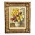 Mid 20th Century Ludwig Sohler Floral Painting in Ornate Gold Gilt Frame For Sale
