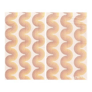Nazmiyal Collection Vintage Danish Verner Panton "Curve" Curtain Pair For Sale