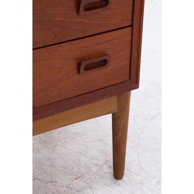 Vintage Teak Tallboy Chest of Drawers For Sale - Image 10 of 13