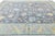 Modern Oushak Style Hand-Knotted Wool Area Rug in Charcoal, Sky Blue & Pastel For Sale - Image 11 of 11