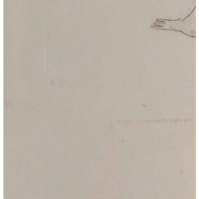 Nu - Original Etching by J. Fautrier - 1937 1937 For Sale - Image 3 of 4