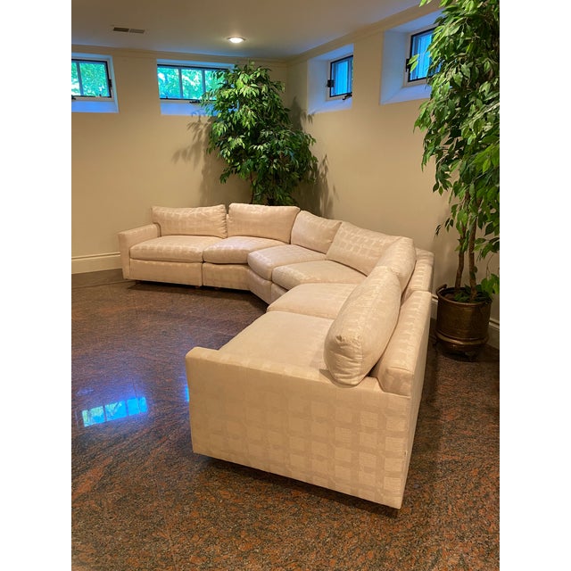 Mid-Century Modern 1990s Englander's White Couch For Sale - Image 3 of 8