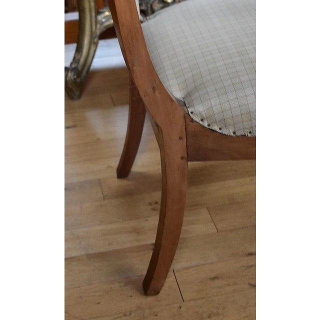 19th Century Empire Armchair in Cherry For Sale - Image 6 of 10