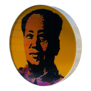 Lightbox Acrylic Print, Mao Tse Tung Silkscreen, Circa 1970 After Andy Warhol