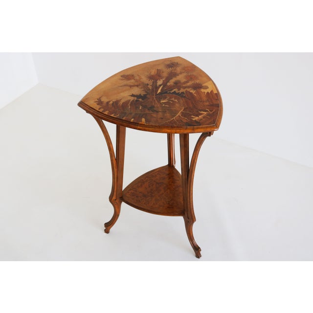 Antique French Art Nouveau Side Table by Emile Galle, 1900 For Sale - Image 15 of 15