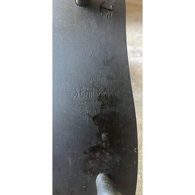 Traditional Vintage Hitchcock-Style Stenciled Windsor Chair For Sale - Image 3 of 3