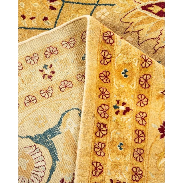 Mogul, One-of-a-Kind Hand-Knotted Area Rug in Ivory, 9' 1" x 11' 9" For Sale In New York - Image 6 of 8