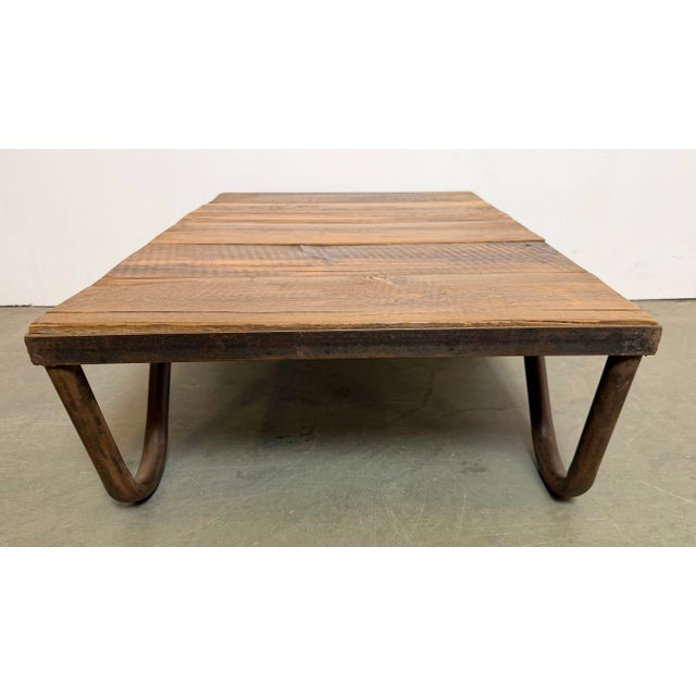 Vintage Industrial Coffee Table, 1960s For Sale - Image 12 of 16