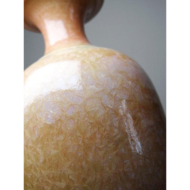 Baluster Vase in Crystalline Glazed Ceramic by Bernard Guipouy for Atelier Du Bol Doré, 1970s For Sale - Image 10 of 13