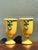 Vintage Italian Pedestal Ceramic Vases With Bow Detail For Sale In West Palm - Image 6 of 12