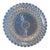 Anchor Hocking Waterford Waffle 14" Circular Round Clear Glass Platter For Sale