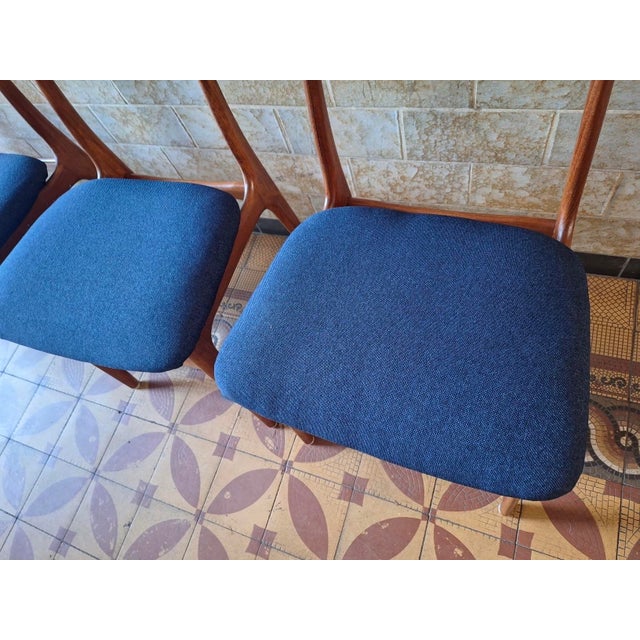 Mid-Century Danish Teak Dining Chairs from Schionning and Elgaard, 1960s, Set of 4 For Sale - Image 6 of 14