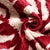 2020s Hand-Knotted Silk Velvet Ikat Pillow - 16x16 Crimson & Champagne Heritage For Sale - Image 5 of 8