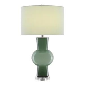 Currey & Company Duende Green Table Lamp