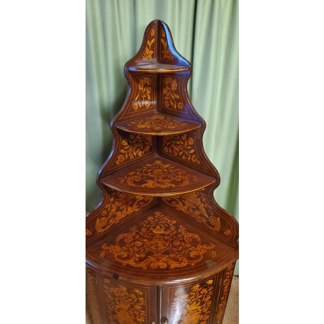 Antique Dutch Corner Sideboard For Sale - Image 4 of 12