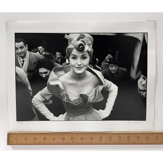Monique Dutto, Metro Exit, Paris, JDF Soir, 1959 by Frank Horvat For Sale In Little Rock - Image 6 of 8