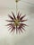 2020s Murano Glass Sputnik Chandelier, Italian Mid Century Modern Brass Light Fixture For Sale - Image 5 of 7