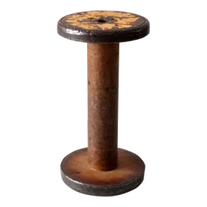 Antique Industrial Wooden Spool