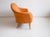 Mid-Century Modern Paradise Sofa with Orange Fabric Upholstery by Kerstin Hörlin-Holmqvist from Nordiska Kompaniet, 1950s For Sale - Image 3 of 10