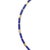 Metal Lapis Lazuli Tube Gold Station Necklace For Sale - Image 7 of 8