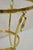Hollywood Regency Late 20th Century Italian Hollywood Regency Brass Swan Tripod 2 Tier Round Occasional Side Table For Sale - Image 3 of 12
