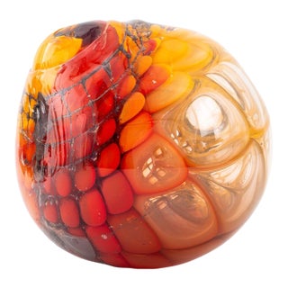 Jorg Zimmermann Studio Art Glass Sculpture For Sale