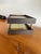 Brass Vintage MCM Duk-It 2 Two Tier Wood Desk Organizer Letter Tray For Sale - Image 8 of 18