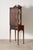 Edwardian Mahogany Inlaid Cabinet on Tapered Legs + Spade Feet (C. 1910) For Sale - Image 10 of 11