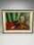 Mid Century Modern Still Life Framed Original Oil Painting For Sale - Image 4 of 12