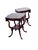 Pair of 1940 Regency Style Leather Top Maple Wood Tables. For Sale - Image 12 of 13