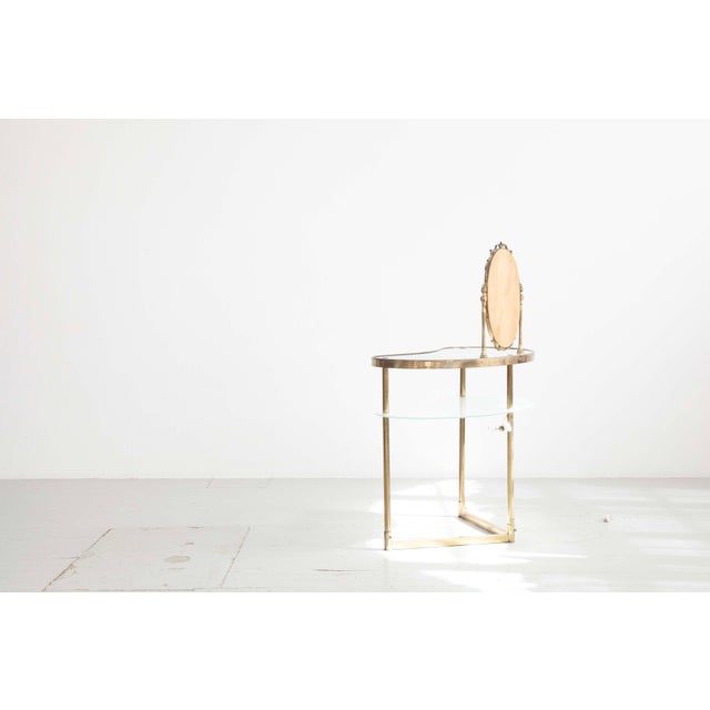 1950s Illuminated Dressing Table, Italy, 1950s For Sale - Image 5 of 18