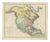 Large Antique Map of North America, 1806 For Sale